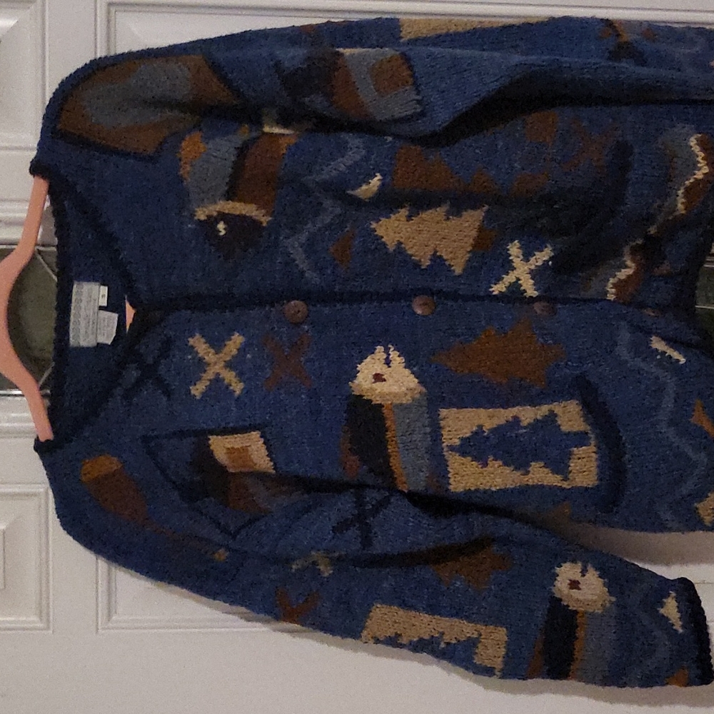 Vintage Wool Fish Sweater